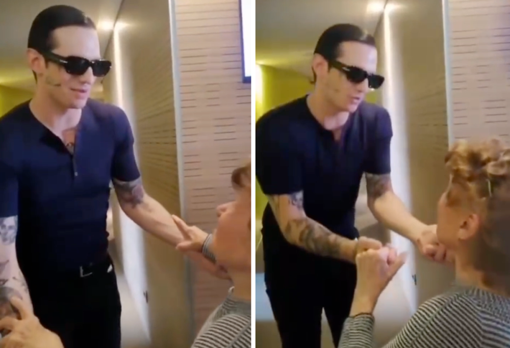Achille Lauro sorprende la fan 100enne: il video dell’incontro