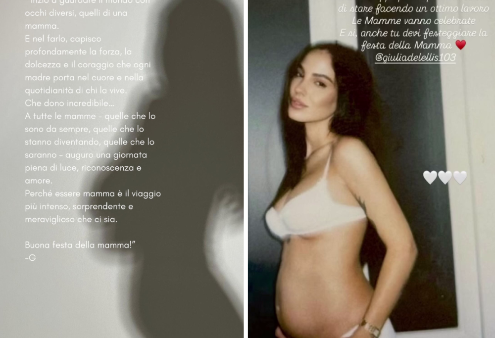 Giulia De Lellis incinta entra nel secondo trimestre: le sue parole