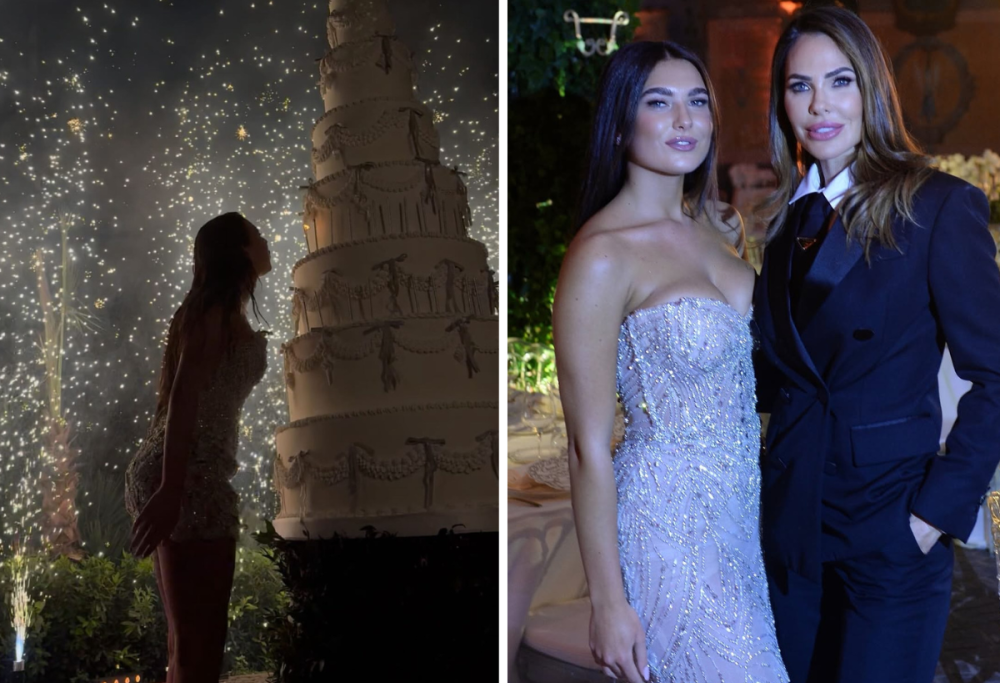 Totti e Ilary con Noemi e Bastian alla festa dei 18 anni di Chanel