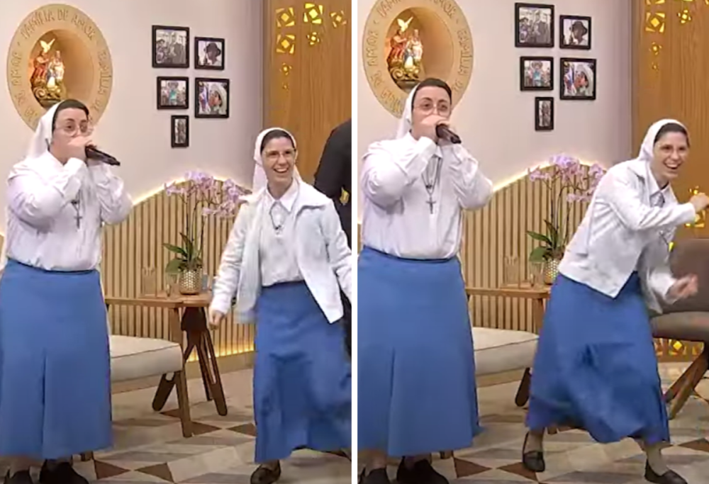 Suora brasiliana spopola sul web con un'esibizione di beatbox