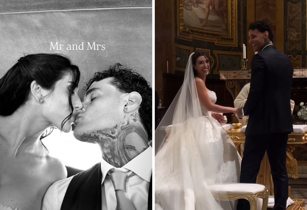 Gianluca Scamacca e Flaminia Appolloni: matrimonio da favola a Roma