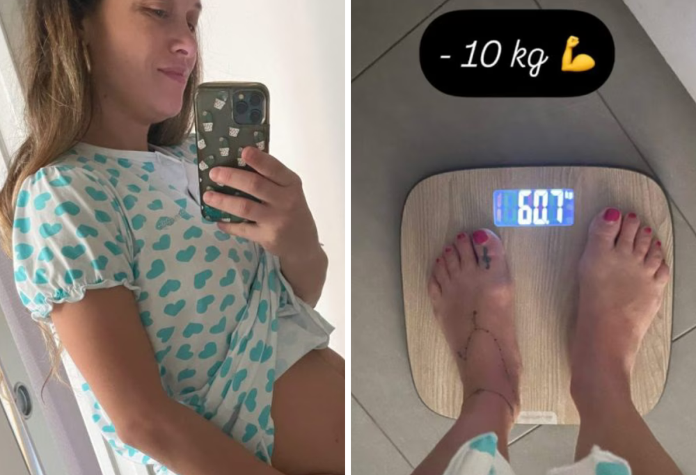 Alice Bellagamba dopo il parto: “Ho perso 10 kg in una settimana”