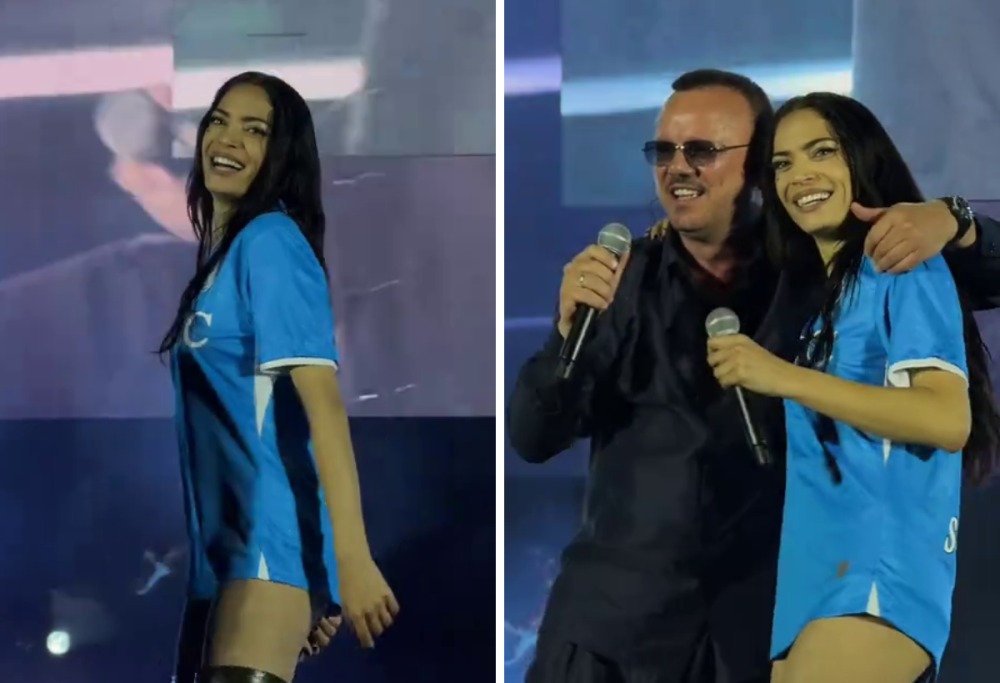 Elodie, concerto al Maradona: i duetti emozionanti con Gigi D’Alessio