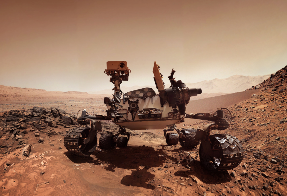 Marte, cosa è quel misterioso “fungo” catturato dal rover?
