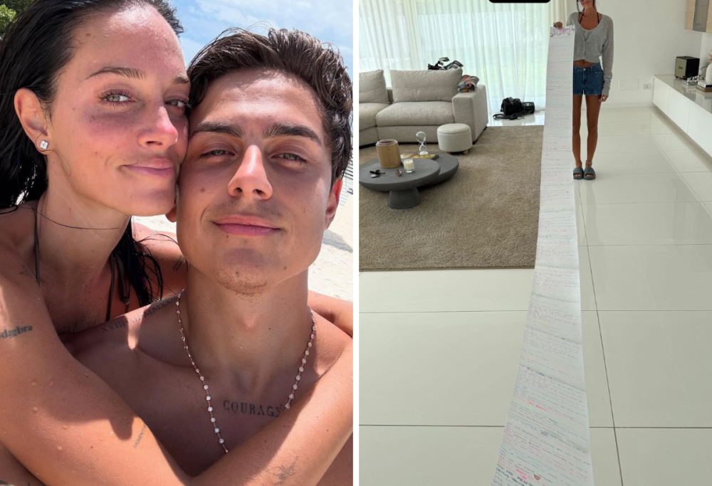 Oriana Sabatini: il dolce regalo a Dybala per il primo anniversario