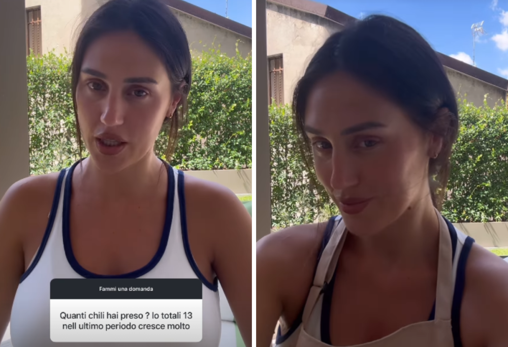 Cecilia Rodriguez confessa: “Ho preso 13 kg ma sono serena”