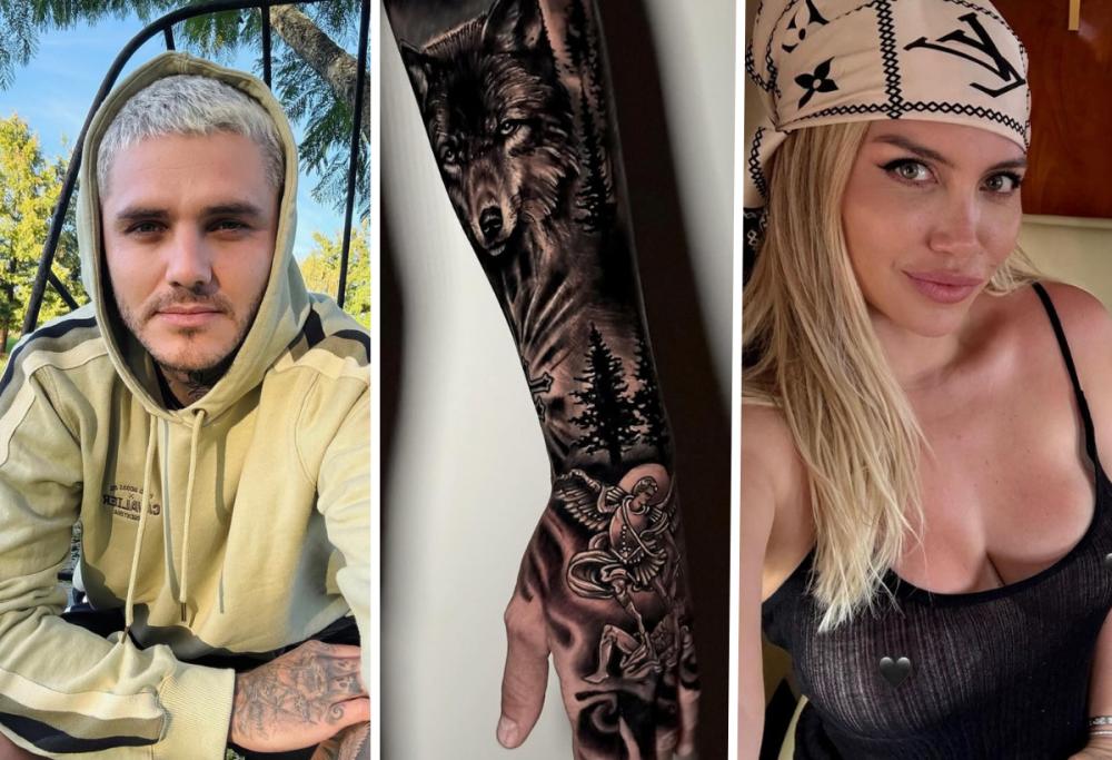 Mauro Icardi cancella i tatuaggi per l’ex moglie Wanda Nara: le foto