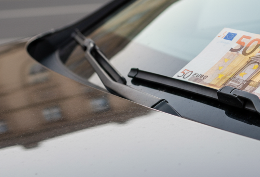Attenzione alla truffa dei 50 euro sotto il tergicristallo