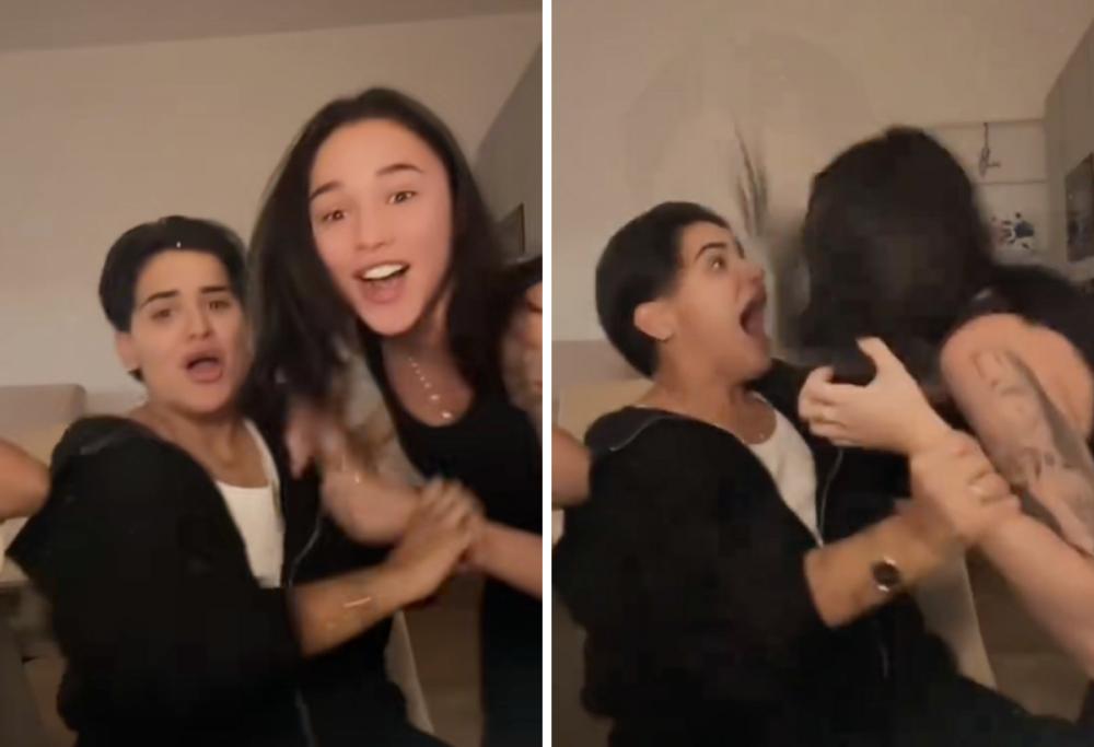 Maria Esposito e Silvia Uras si baciano in una diretta TikTok