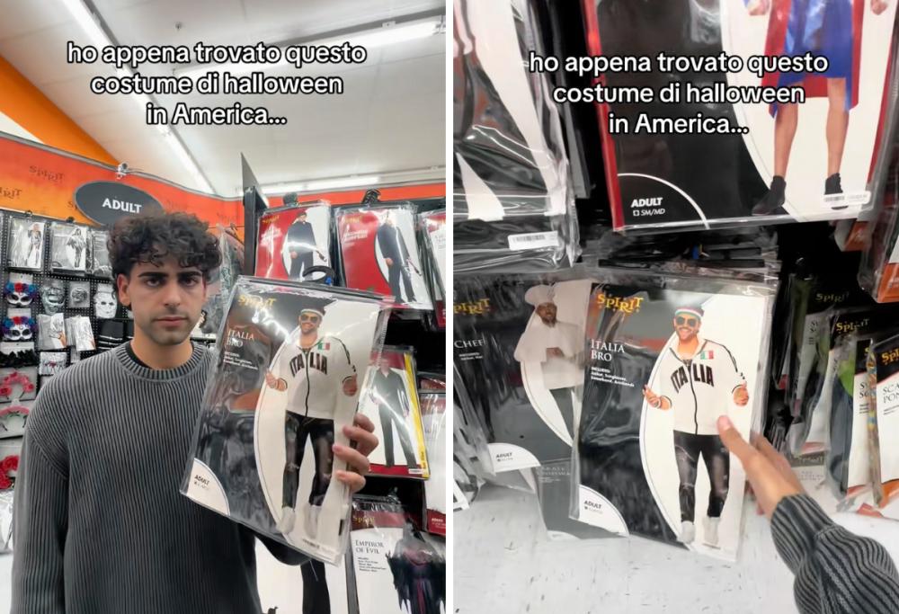 "Italia Bro": il costume di Halloween virale in America 