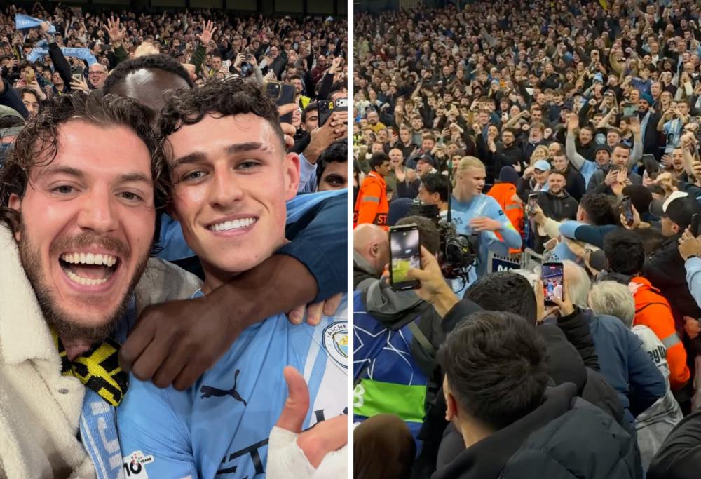 Il tifoso del selfie con Foden è italiano: “Mi ha cercato lui” 