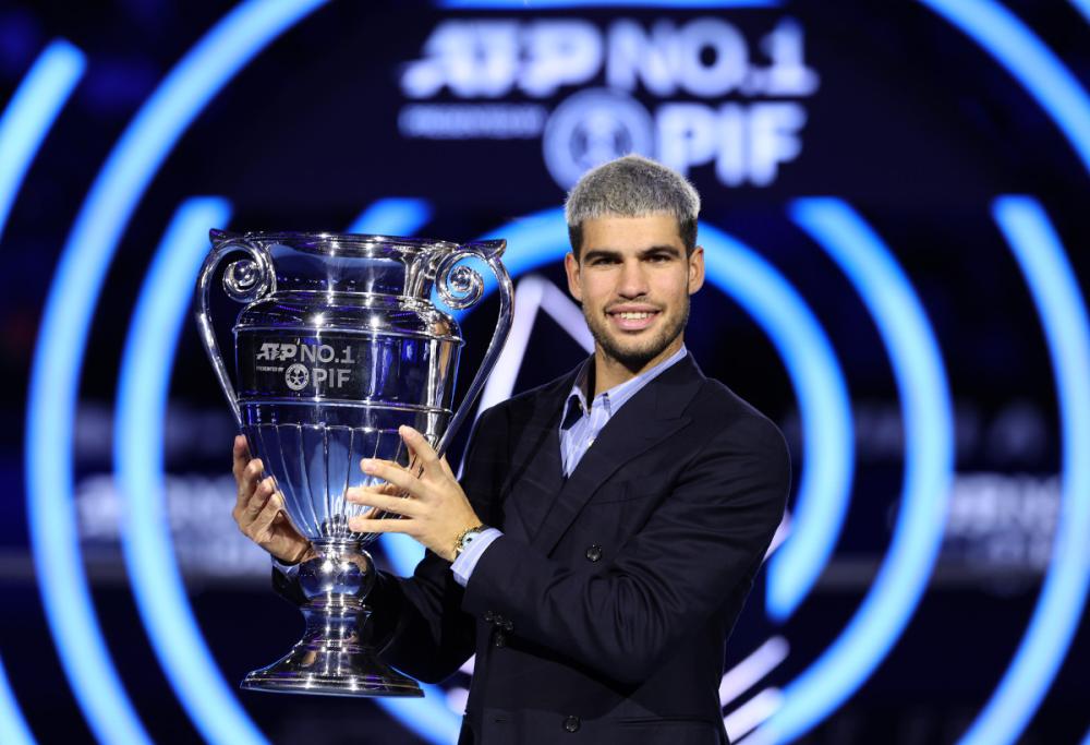 Carlos Alcaraz premiato Numero 1 del 2025 del ranking mondiale 