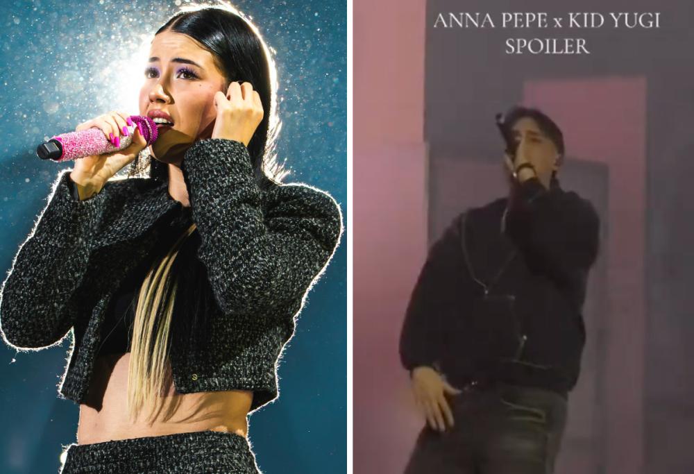 Anna Pepe, presto un feat. con Kid Yugi? Lo spoiler al live di Milano