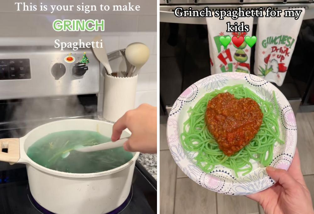 Spaghetti Grinch: la ricetta della nuova tendenza sui social 