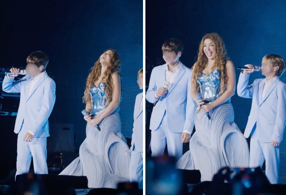 Shakira si esibisce a Buenos Aires insieme ai figli: il video