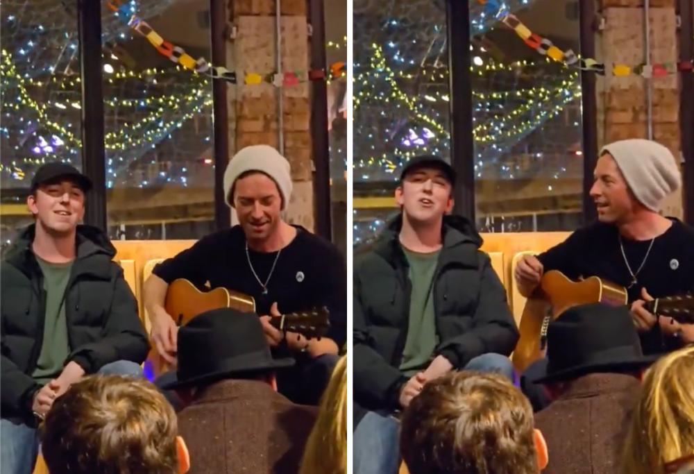 Chris Martin sorprende Londra cantando &ldquo;Wonderwall&rdquo; in Regent Street