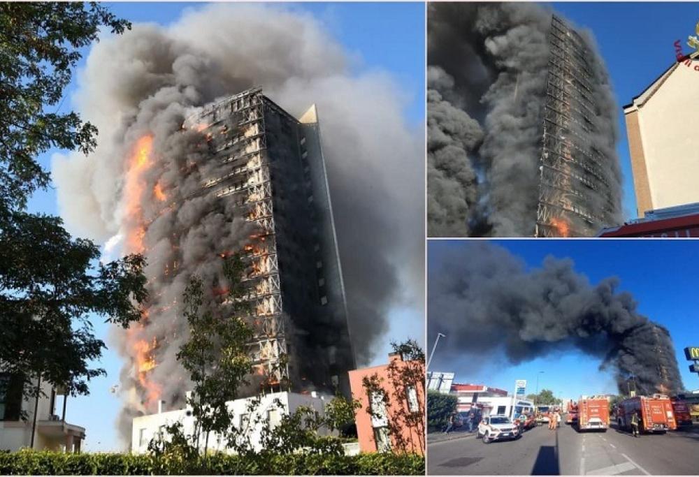 Incendio di Milano: un video mostra l’origine delle fiamme della Torre dei Moro
