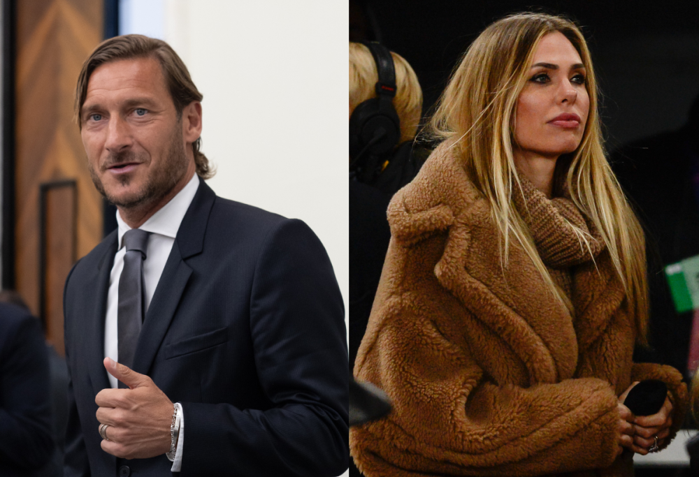 Francesco Totti furioso per le foto della figlia con Ilary Blasi e Bastian Muller