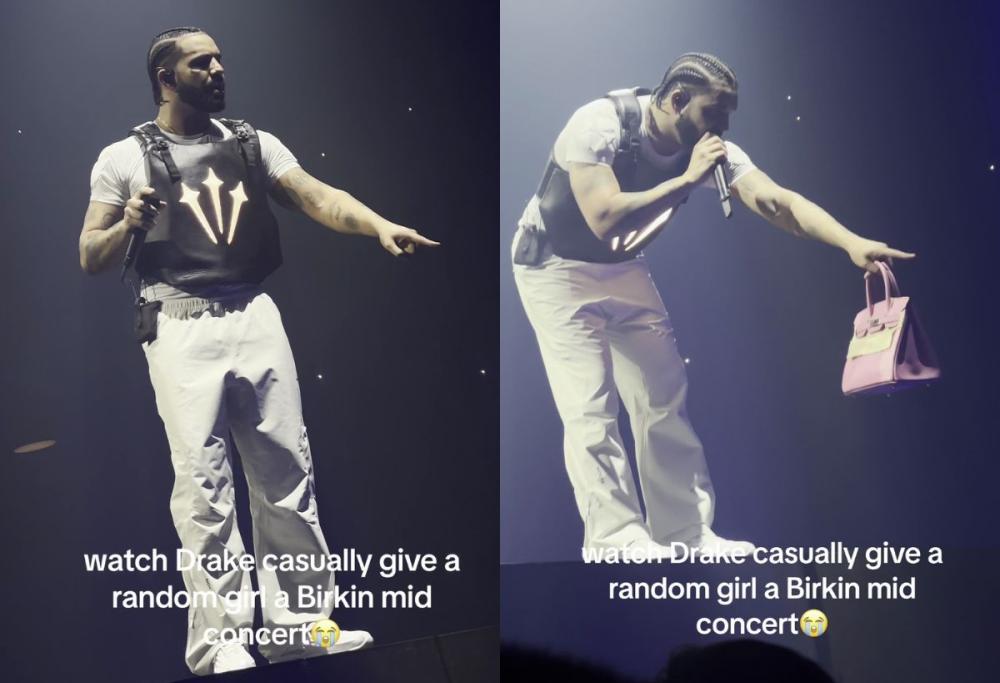 Drake, omaggia una fan con una borsa da 32mila euro: ecco il video
