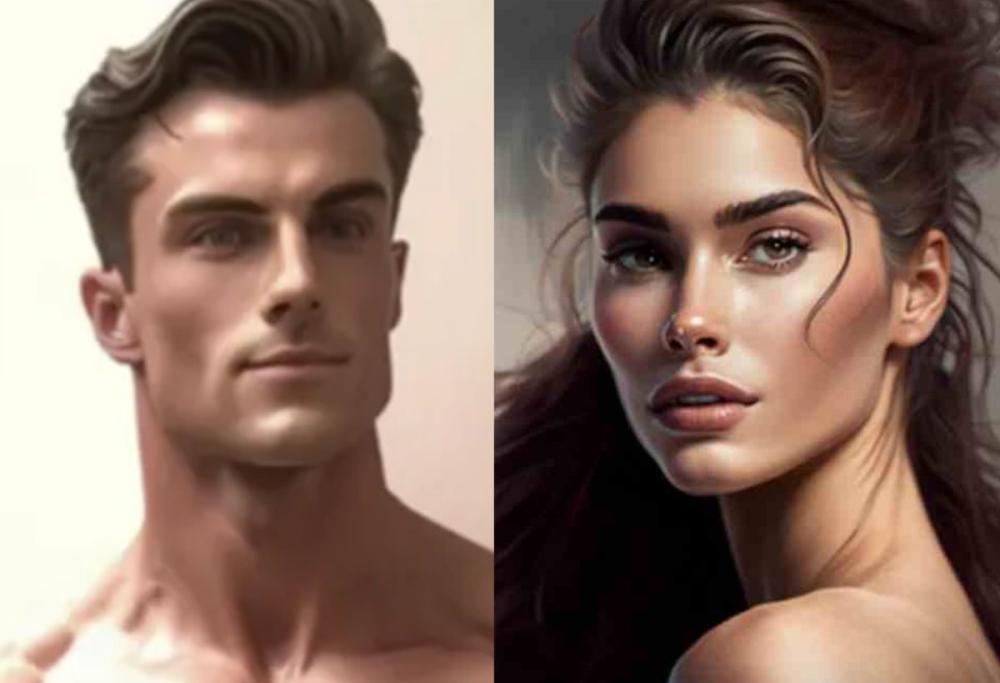 Uomo e donna perfetti? Eccoli, secondo l’intelligenza artificiale