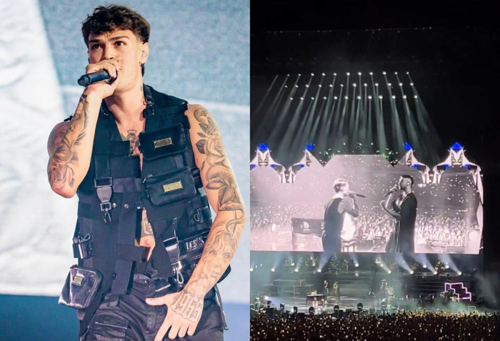 Mahmood ospite da Blanco, l’esibizione a San Siro è da “brividi”