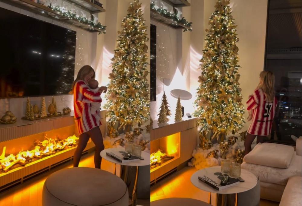 Diletta Leotta, il dolce video con Aria: "Il nostro primo Natale"