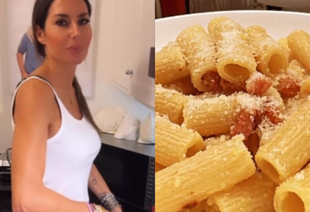 Elisabetta Gregoraci, carbonara con la pancetta: “A Nathan piace”