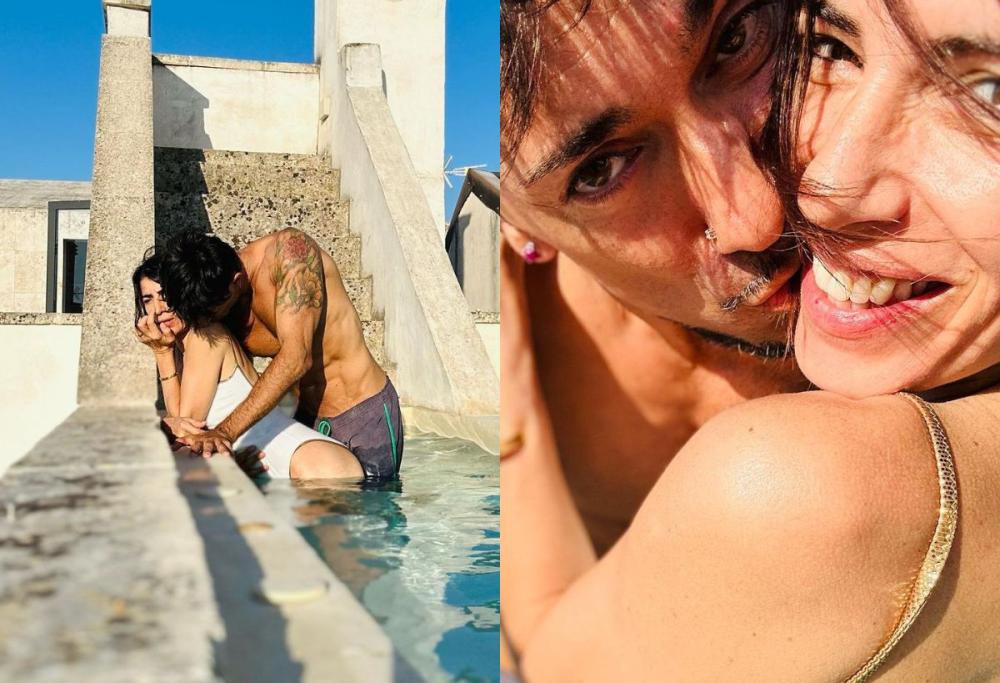 Bacio social tra Emanuel Lo e Giorgia: una passione che dura 20 anni
