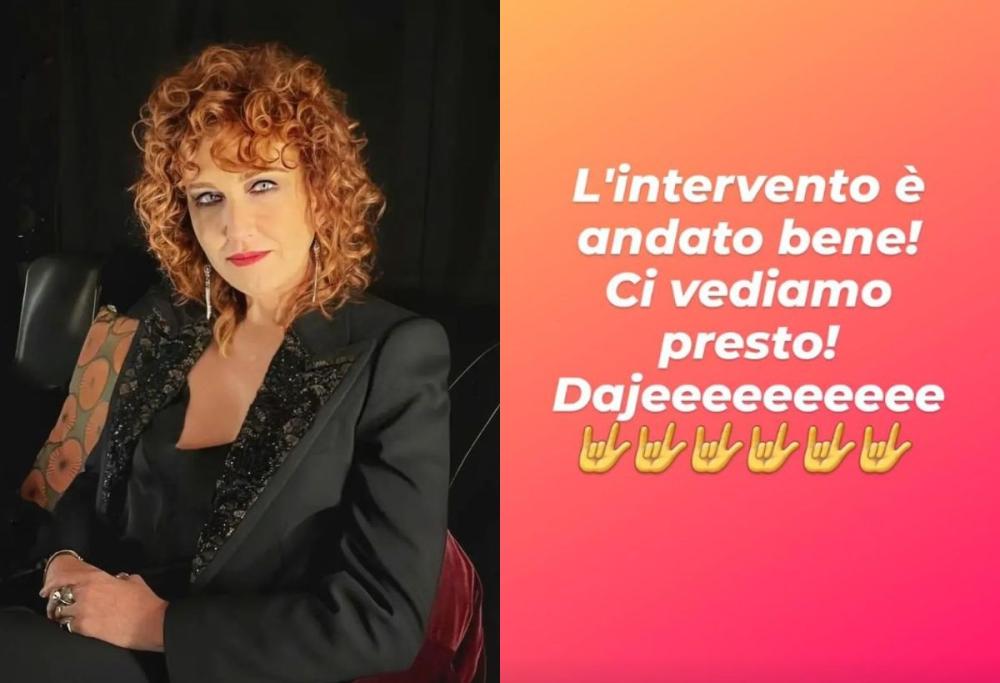 Fiorella Mannoia si è operata: “È andato bene, ci vediamo presto!”