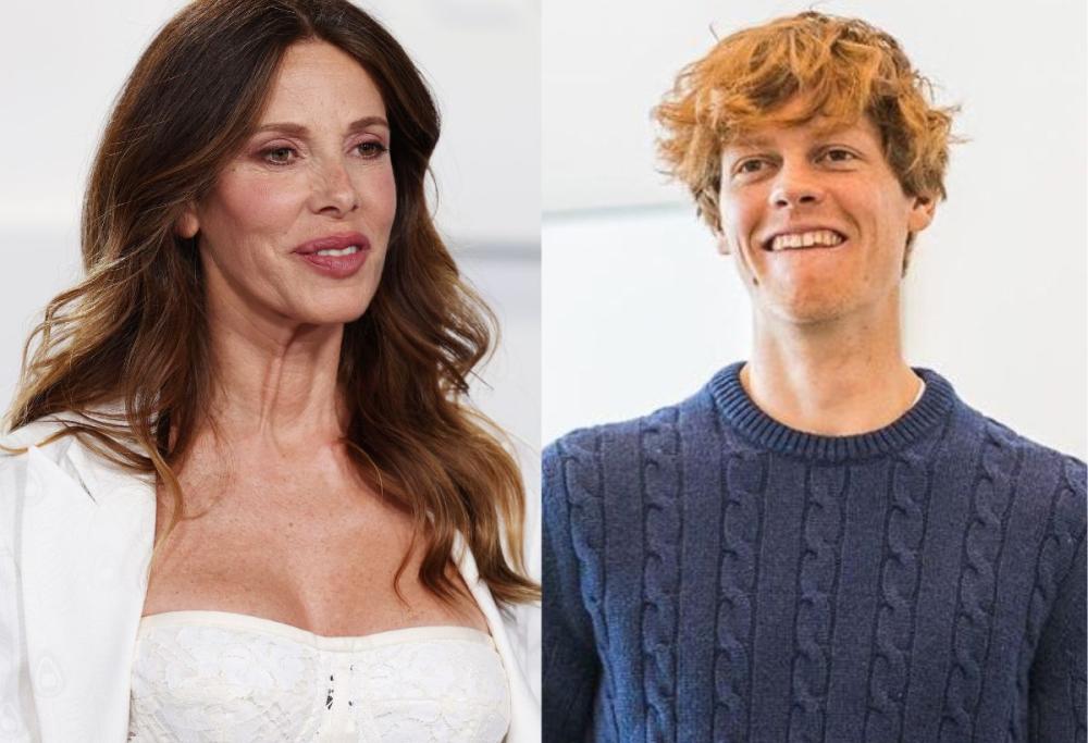 Alessia Marcuzzi e l'incredibile somiglianza con Jannik Sinner