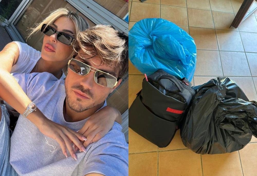 Oriana Marzoli e Daniele Dal Moro, il video della lite e le valige