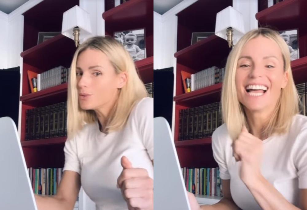Michelle Hunziker e il saluto ai fan senza trucco: il video