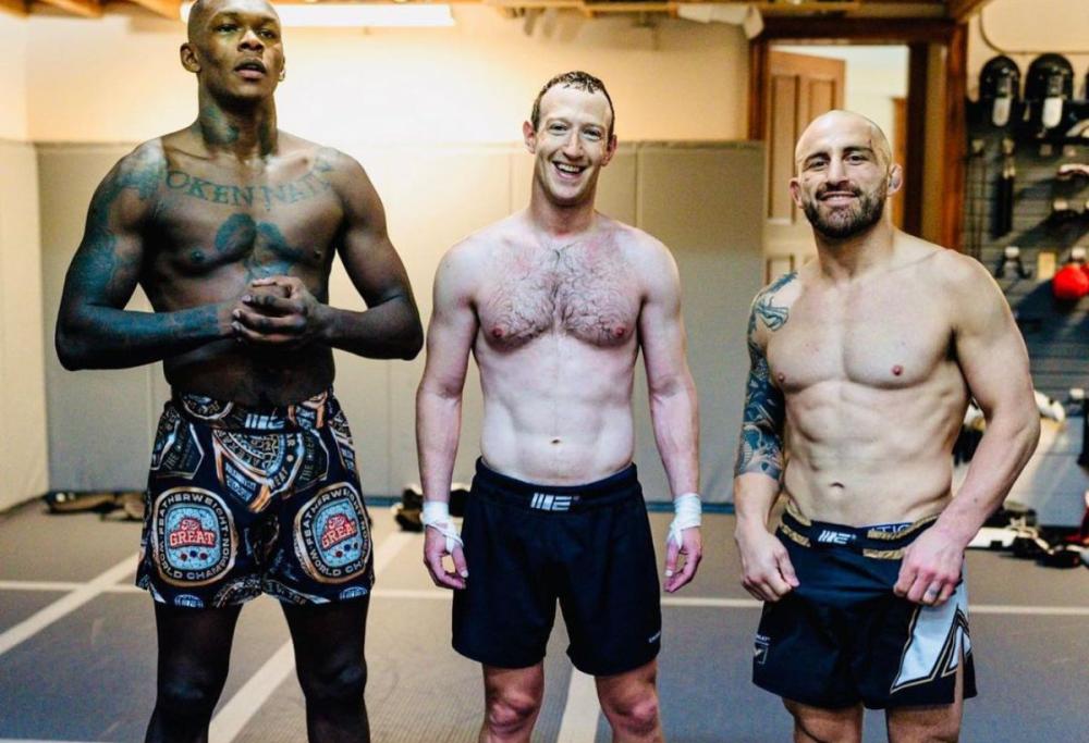 Mark Zuckerberg: l’allenamento con due campioni UFC