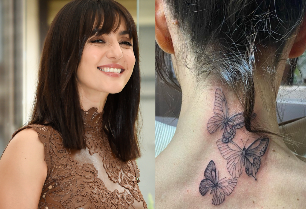 Ambra Angiolini svela il suo nuovo tatuaggio