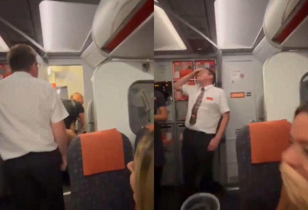 Coppia viene sorpresa a far sesso nel bagno dell'aereo: il video
