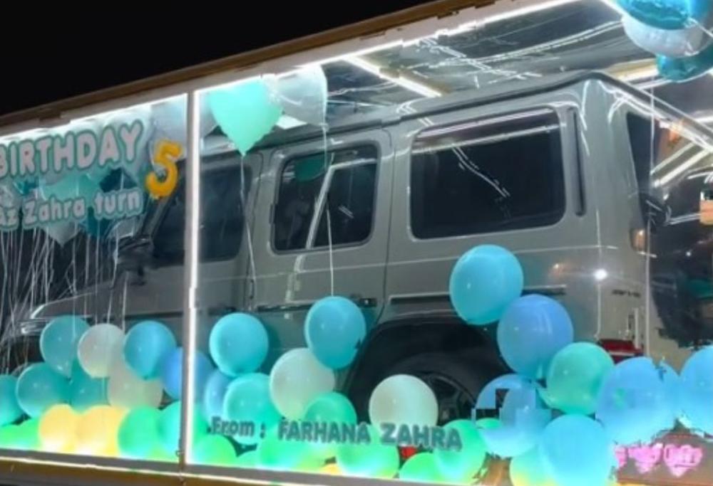 Genitori regalano un SUV di lusso alla figlia di 5 anni
