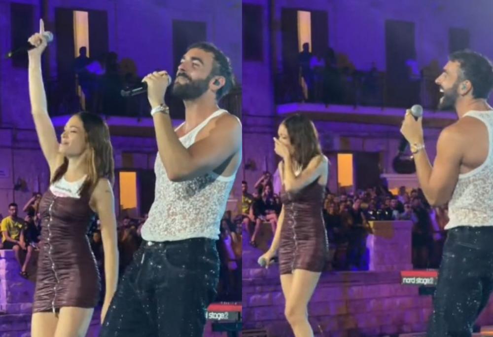 Marco Mengoni fa ridere Elodie: il video è subito virale