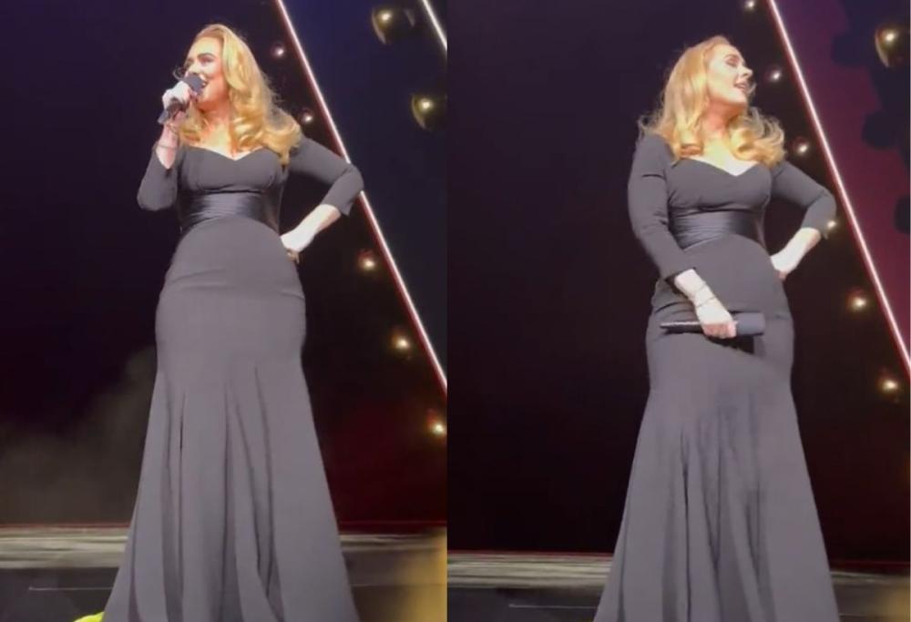Adele dimentica il testo di una canzone e chiede aiuto al pubblico