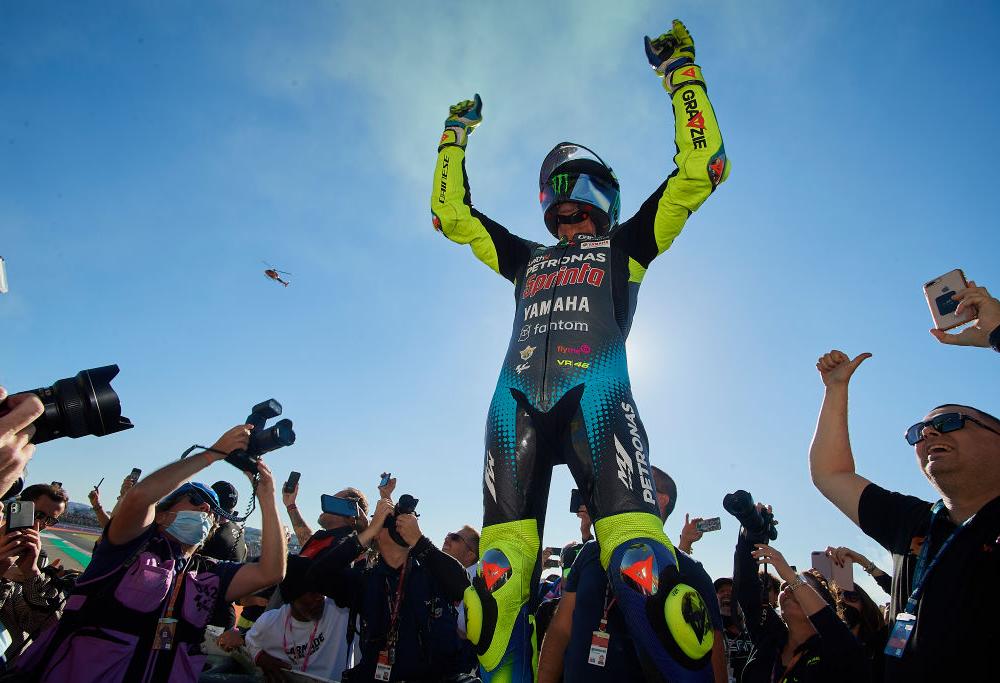 Moto GP: Valentino arriva 10° alla sua ultima gara