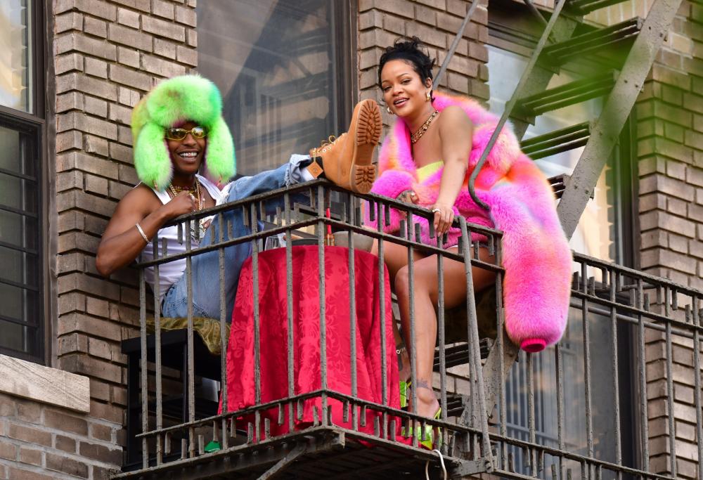 Rihanna e A$AP Rocky, dieci ore in studio insieme