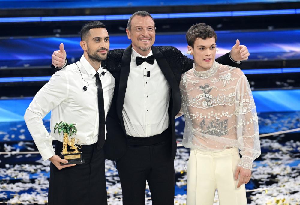 Mahmood e Blanco con vincono il Festival di Sanremo con "Brividi"