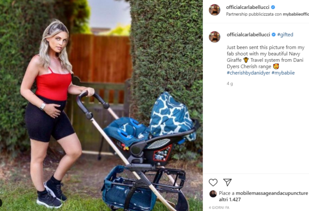 L’influencer Carla Bellucci partorirà in diretta streaming per 12.000 euro