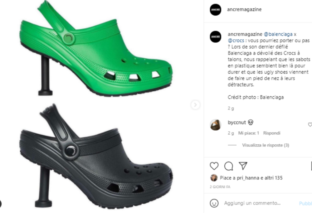 Balenciaga e Crocs creano le scarpe dell'anno: pronti ad averle?
