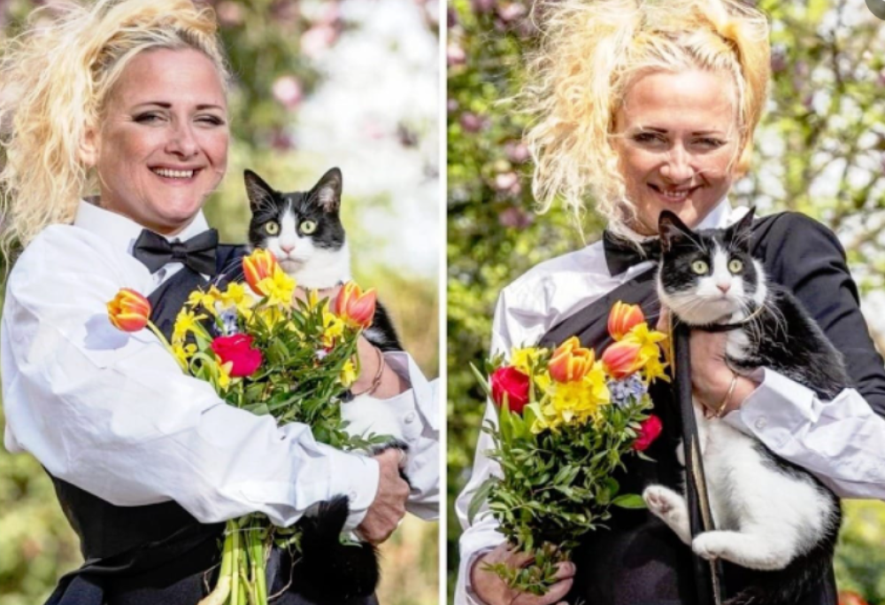 Londra: a 49 anni decide di sposare il suo gatto
