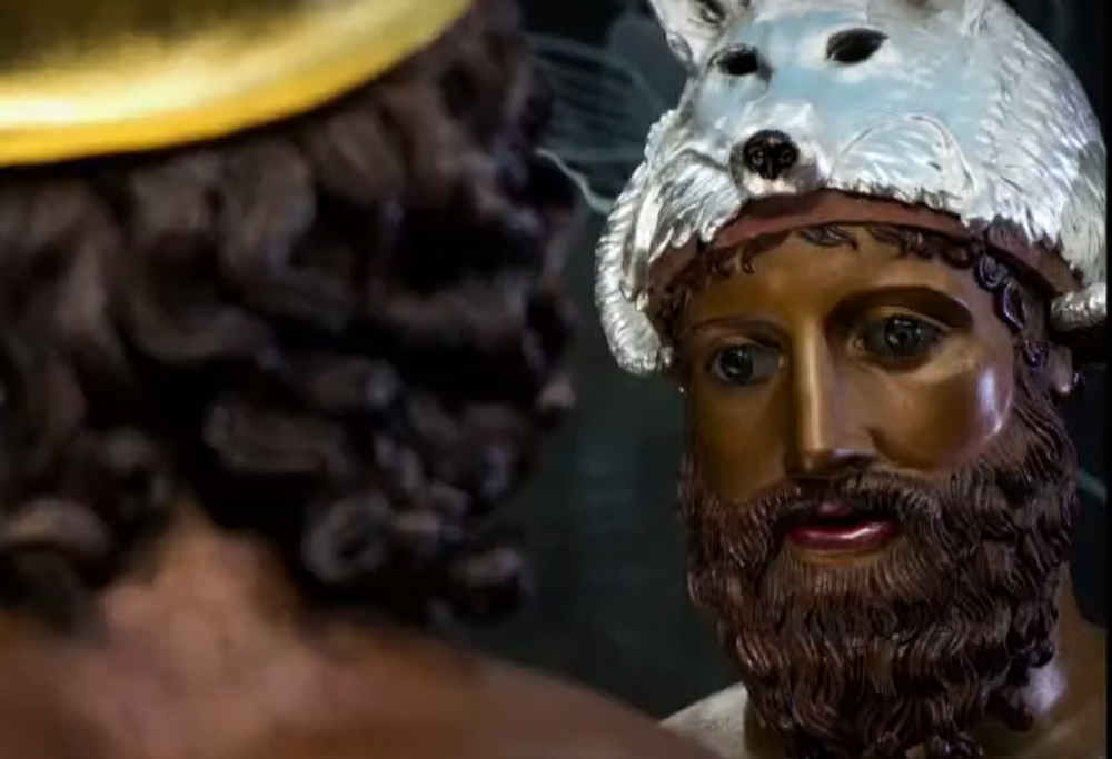 Come erano davvero i bronzi di Riace? Due versioni a colori sono esposte al Metropolitan 