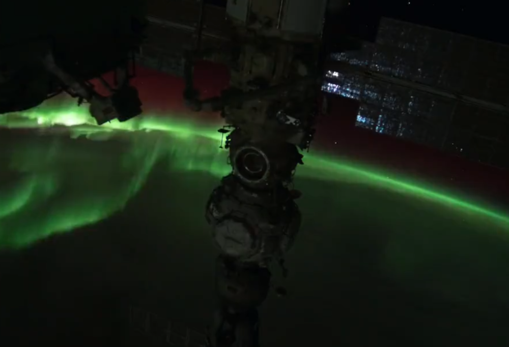 Samantha Cristoforetti ha filmato un’aurora polare spettacolare