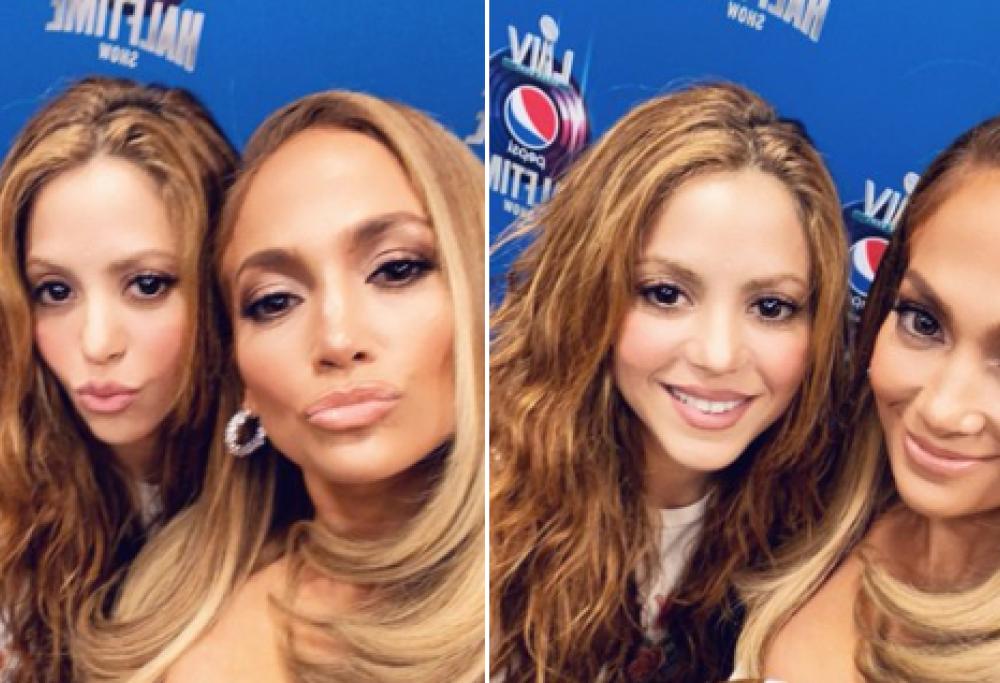 JLo e Shakira: il selfie da Super Bowl fa il pieno di like