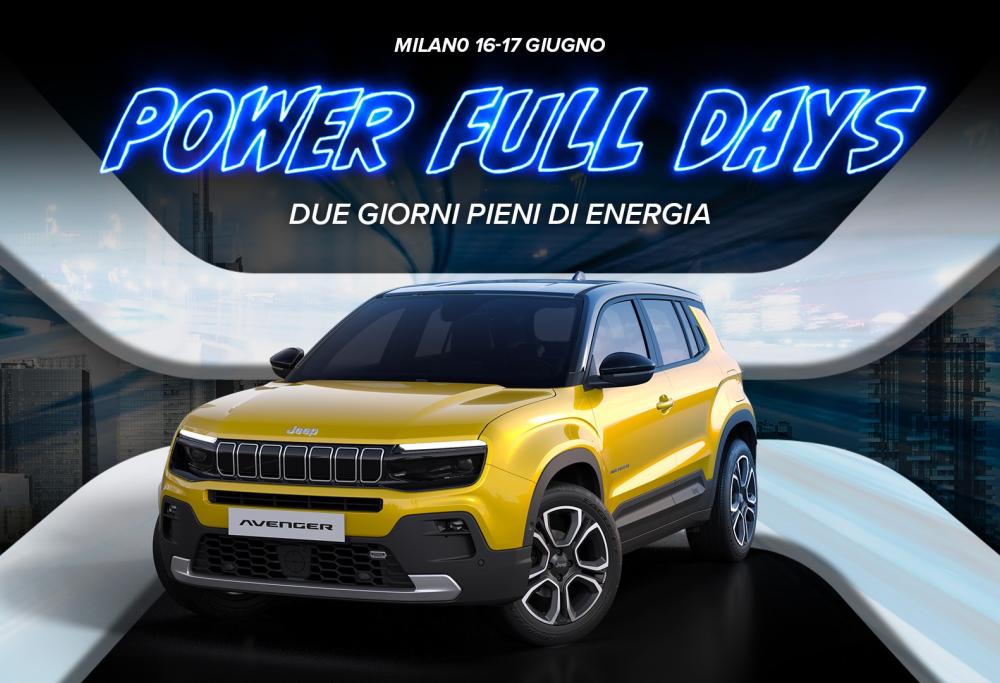 A Milano arrivano i “Power Full Days” con la Nuova Jeep® Avenger, Radio 105 e My Personal Trainer