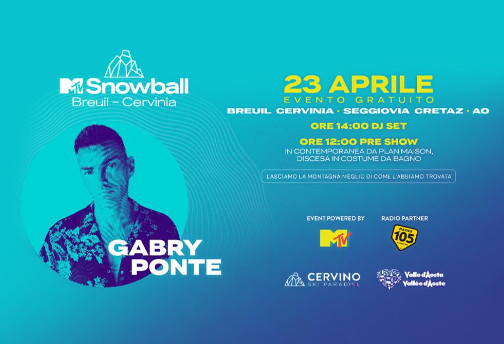 MTV Snowball Cervinia 2023: tutto pronto per la seconda edizione