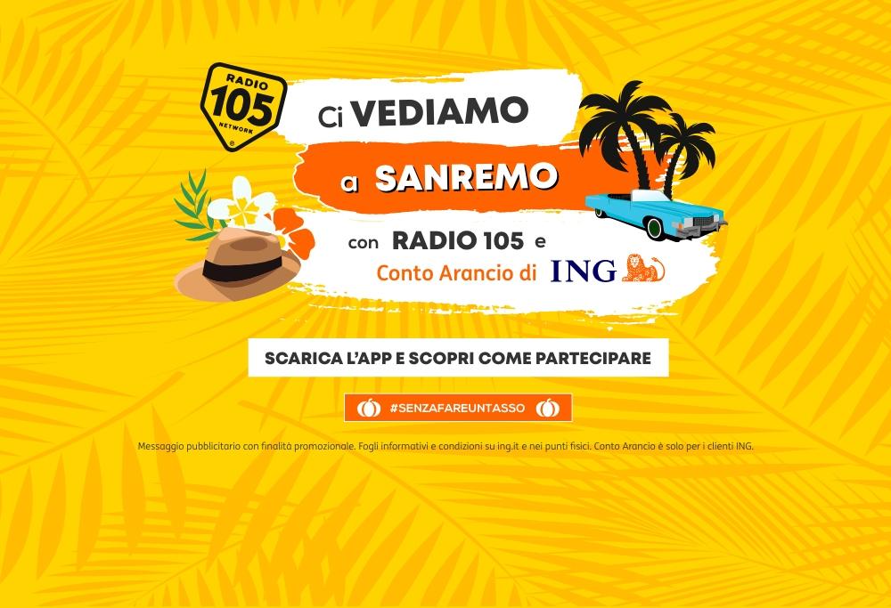 Partecipa al concorso di Radio 105 e prova a vincere due giorni a Sanremo